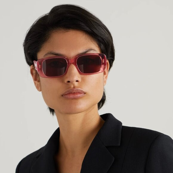 Dior WILDIOR S2U Men Sunglasses Fuchsia Bordeaux Rectangle WILDIOR S2U 73D0 - Picture 12 of 12